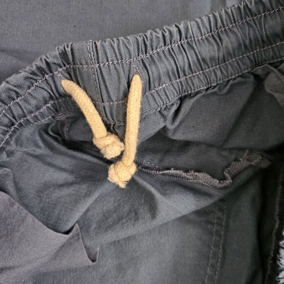 Pact Shorts Mens XL Blue Organic Cotton Twill inside Drawstring Elastic Waist‎ - Picture 4 of 11